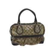 Gucci Vintage Pre-owned Canvas handvskor Beige, Dam