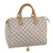 Louis Vuitton Vintage Pre-owned Canvas louis-vuitton-vskor Beige, Dam