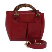 Gucci Vintage Pre-owned Laeder gucci-vskor Red, Dam