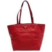 Prada Vintage Pre-owned Laeder prada-vskor Red, Dam