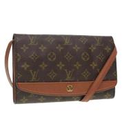 Louis Vuitton Vintage Pre-owned Canvas louis-vuitton-vskor Brown, Dam