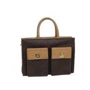 Celine Vintage Pre-owned Canvas celine-vskor Brown, Dam