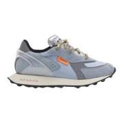 RUN OF Jeans Mocka Läder Sneakers Gray, Dam