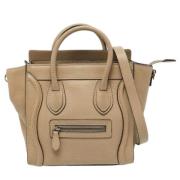 Celine Vintage Pre-owned Laeder totevskor Brown, Dam