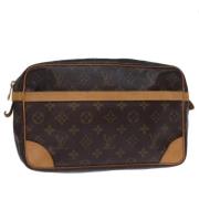 Louis Vuitton Vintage Pre-owned Canvas kuvertvskor Brown, Dam