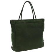 Prada Vintage Pre-owned Nylon totevskor Green, Dam