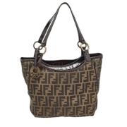 Fendi Vintage Pre-owned Laeder totevskor Brown, Dam