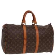 Louis Vuitton Vintage Pre-owned Canvas louis-vuitton-vskor Brown, Dam