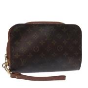 Louis Vuitton Vintage Pre-owned Canvas kuvertvskor Brown, Dam