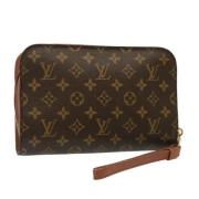 Louis Vuitton Vintage Pre-owned Canvas kuvertvskor Brown, Dam