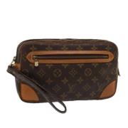 Louis Vuitton Vintage Pre-owned Canvas kuvertvskor Brown, Dam