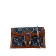 Gucci Vintage Pre-owned Laeder gucci-vskor Blue, Dam