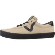 Vans Sport Låg Svart Sneakers Beige, Dam