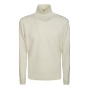 Filippo De Laurentiis Räfflad Turtlenecktröja Beige, Herr