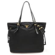 Prada Vintage Pre-owned Canvas prada-vskor Black, Dam