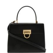 Salvatore Ferragamo Pre-owned Pre-owned Tyg handvskor Black, Dam