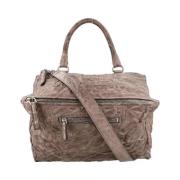 Givenchy Pre-owned Pre-owned Laeder axelremsvskor Beige, Dam