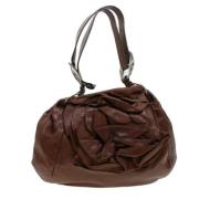 Yves Saint Laurent Vintage Pre-owned Laeder axelremsvskor Brown, Dam