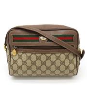 Gucci Vintage Pre-owned Canvas crossbodyvskor Beige, Unisex