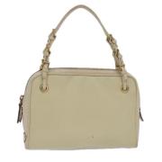 Prada Vintage Pre-owned Nylon prada-vskor Beige, Dam