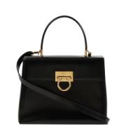 Salvatore Ferragamo Pre-owned Pre-owned Tyg handvskor Black, Dam