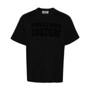 Versace Jeans Couture Svarta T-shirts & Polos Aw24 Black, Herr