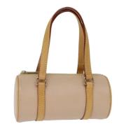 Burberry Vintage Pre-owned Laeder handvskor Beige, Dam