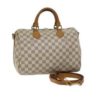 Louis Vuitton Vintage Pre-owned Canvas louis-vuitton-vskor Beige, Dam