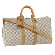 Louis Vuitton Vintage Pre-owned Canvas louis-vuitton-vskor Beige, Dam