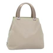 Prada Vintage Pre-owned Nylon prada-vskor Beige, Dam