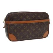 Louis Vuitton Vintage Pre-owned Canvas kuvertvskor Brown, Dam