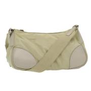 Prada Vintage Pre-owned Nylon prada-vskor Beige, Dam