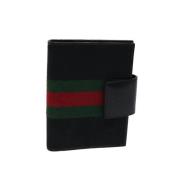 Gucci Vintage Pre-owned Canvas nyckelhllare Black, Dam