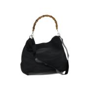 Gucci Vintage Pre-owned Nylon gucci-vskor Black, Dam