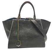 Fendi Vintage Pre-owned Laeder totevskor Black, Dam