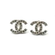 Chanel Vintage Pre-owned Tyg rhngen Gray, Dam