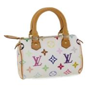 Louis Vuitton Vintage Pre-owned Canvas louis-vuitton-vskor White, Dam