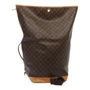 Louis Vuitton Vintage Pre-owned Canvas axelremsvskor Brown, Dam