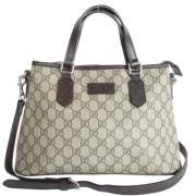 Gucci Vintage Pre-owned Laeder gucci-vskor Beige, Dam