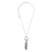 Lemaire Mini Swiss Knife Necklace Gray, Unisex