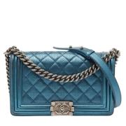 Chanel Vintage Pre-owned Laeder chanel-vskor Blue, Dam