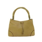 Gucci Vintage Pre-owned Laeder gucci-vskor Beige, Dam