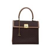 Celine Vintage Pre-owned Laeder handvskor Brown, Dam