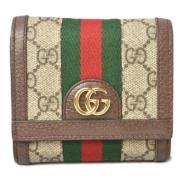 Gucci Vintage Pre-owned Laeder plnbcker Beige, Dam