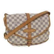 Louis Vuitton Vintage Pre-owned Canvas louis-vuitton-vskor Beige, Dam