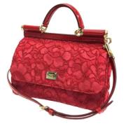 Dolce & Gabbana Pre-owned Pre-owned Laeder handvskor Red, Dam