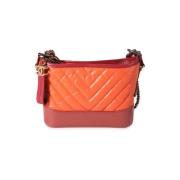 Chanel Vintage Pre-owned Laeder crossbodyvskor Orange, Dam