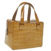 Chanel Vintage Pre-owned Laeder chanel-vskor Yellow, Dam