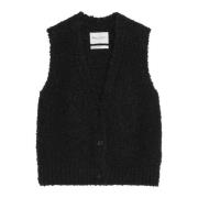 Marc O'Polo Bouclé vest slim Gray, Dam