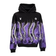 Octopus Svart Playboy Hoodie Samarbetströja Multicolor, Herr